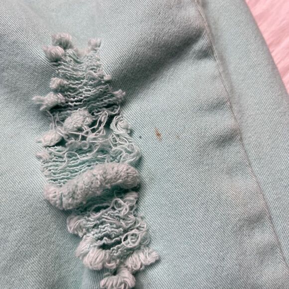 Reign Distressed Skinny Jeans Light Blue Size 5 - Picture 6 of 6